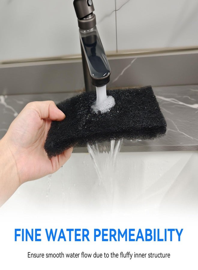 HDWGGD 4 Pack Sponge Filter Media Pad Replacement for Penn-Plax Cascade 300 GPH Hang On Filter Aquarium Bio Sponge Filters Parts Filter Sponge Filter Foam for Aquarium Fish Tank Sump Turtle Tank Part#CPF510 - Image 4